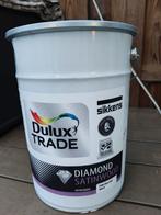 Dulux trade Diamond satinwood 5ltr wit., Ophalen, Zo goed als nieuw, Wit