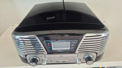 4 in 1 retro platenspeler Bigben TD79, Audio, Tv en Foto, Platenspelers, Zo goed als nieuw, Overige merken, Ophalen