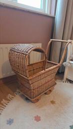 Vintage rotan poppenwagen, Ophalen, Gebruikt, Babypop