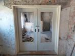 Dubbele schuifdeur hout, Ophalen, Gebruikt, Hout
