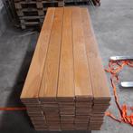 Massief eiken vloer 32m2 vloerdelen, 13 cm breed, 2 cm dik, Ophalen, Gebruikt, Vloerdelen of -planken, 10 m² of meer