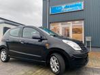 Nissan Pixo 1.0 50KW 5D 2010 Zwart met airco, Auto's, Voorwielaandrijving, Stof, 4 stoelen, Origineel Nederlands