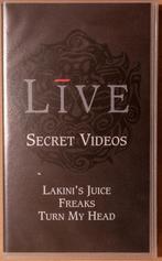 VHS ‘Live : secret videos’, Alle leeftijden, Ophalen of Verzenden, Zo goed als nieuw, Tv-serie of Tv-programma