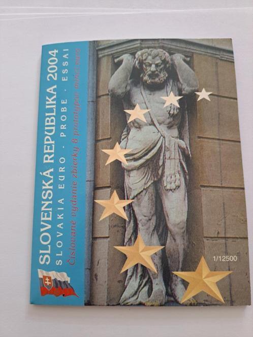 SLOVENSKA Euro Pattern set 2004, Specimen-Probe-Essai-Protot, Postzegels en Munten, Munten | Europa | Euromunten, Setje, Overige waardes