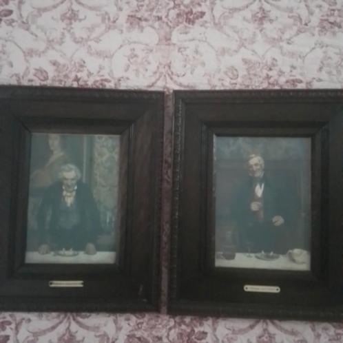 Twee 19e eeuwse Engelse prenten, Gentleman's Club, Antiek en Kunst, Curiosa en Brocante, Ophalen of Verzenden