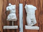 Griekse Torso's - Tuindecoratie, Ophalen of Verzenden, Gebruikt, Beton, Mensenbeeld
