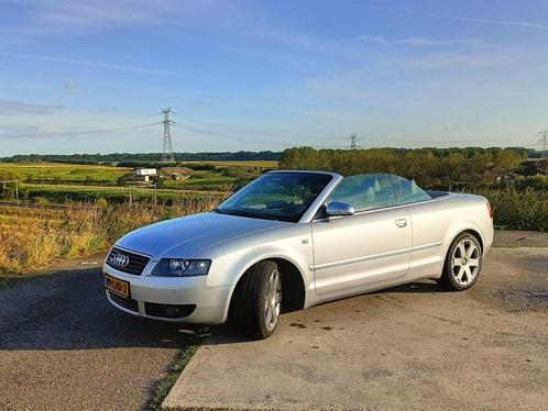 Audi A4 2.4 V6 125KW Cabrio 2004 Grijs, Auto's, Audi, Particulier, A4, Benzine, F, Cabriolet, Handgeschakeld, Geïmporteerd, Zilver of Grijs