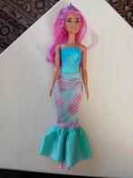 Barbie met zeemeermin rok en kroontje., Kinderen en Baby's, Speelgoed | Poppen, Ophalen of Verzenden, Barbie