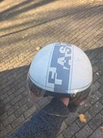 Vintage FAST Motorhelm - Maat S/M, Fietsen en Brommers, Brommerhelmen, Ophalen of Verzenden, Gebruikt, Small, FAST