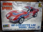 revell chevrolette corvette 1/25 nieuw, Auto, Revell, Groter dan 1:32, Nieuw