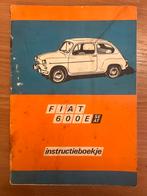 Instructie boekje Fiat 600 E, Ophalen of Verzenden