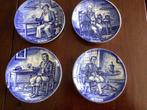 Kleine blauwe bordjes, Antiek en Kunst, Ophalen of Verzenden