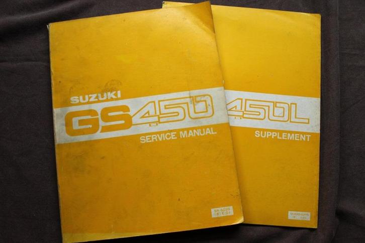 Suzuki GS450 1979 1980 motorcycle service manual GS 450, Motoren, Handleidingen en Instructieboekjes, Suzuki, Ophalen of Verzenden