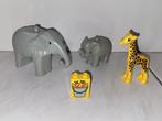 Duplo dieren olifanten en giraf, Gebruikt, Ophalen of Verzenden, Duplo, Duplo