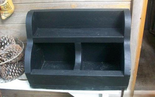 Brocante landelijke gruttersbak, zwart, Huis en Inrichting, Keuken | Keukenbenodigdheden, Zo goed als nieuw, Ophalen of Verzenden