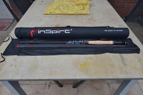 Te koop; JENZI “Inspire” vliegvis hengel, 9,0 ft./ aftma # 6, Watersport en Boten, Hengelsport | Vliegvissen, Nieuw, Werphengel