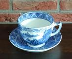 Cauldon England antieke cup&saucer oversized, volgnr 9, Antiek en Kunst, Antiek | Servies los, Ophalen of Verzenden