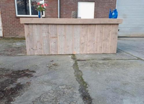 Steigerhouten balie toonbank van gebruikt steigerhout, Huis en Inrichting, Woonaccessoires | Overige, Ophalen of Verzenden