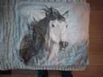 Paarden print Flanel, Ophalen, Gebruikt, Tweepersoons, Dekbedovertrek