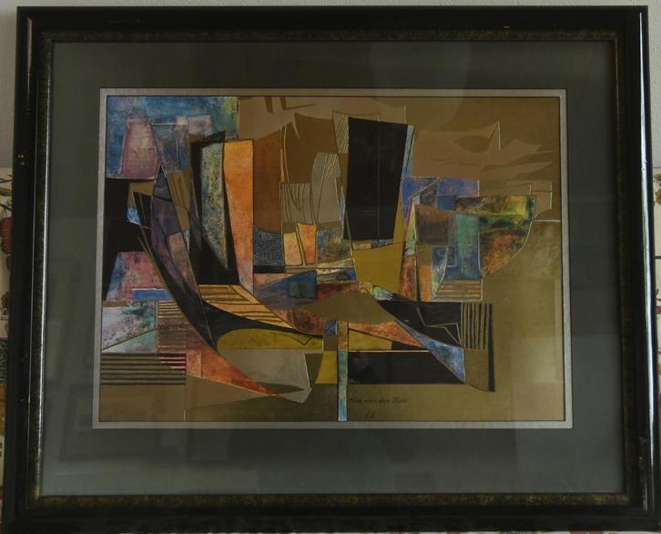 Isa van der Zee 1928, Antiek en Kunst, Kunst | Schilderijen | Abstract, Ophalen of Verzenden