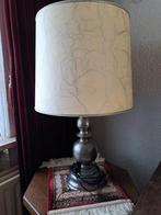 Lamp met tinnen voet, Huis en Inrichting, Lampen | Tafellampen, Ophalen of Verzenden, Zo goed als nieuw, Minder dan 50 cm