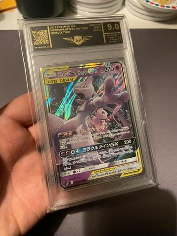 Mewtwo & Mew Gx Japans Tag Team Grade 9 Pokemon beschikbaar voor biedingen