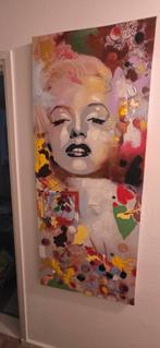 Kleurrijke Pop Art Canvas: Marilyn Monroe, Ophalen of Verzenden