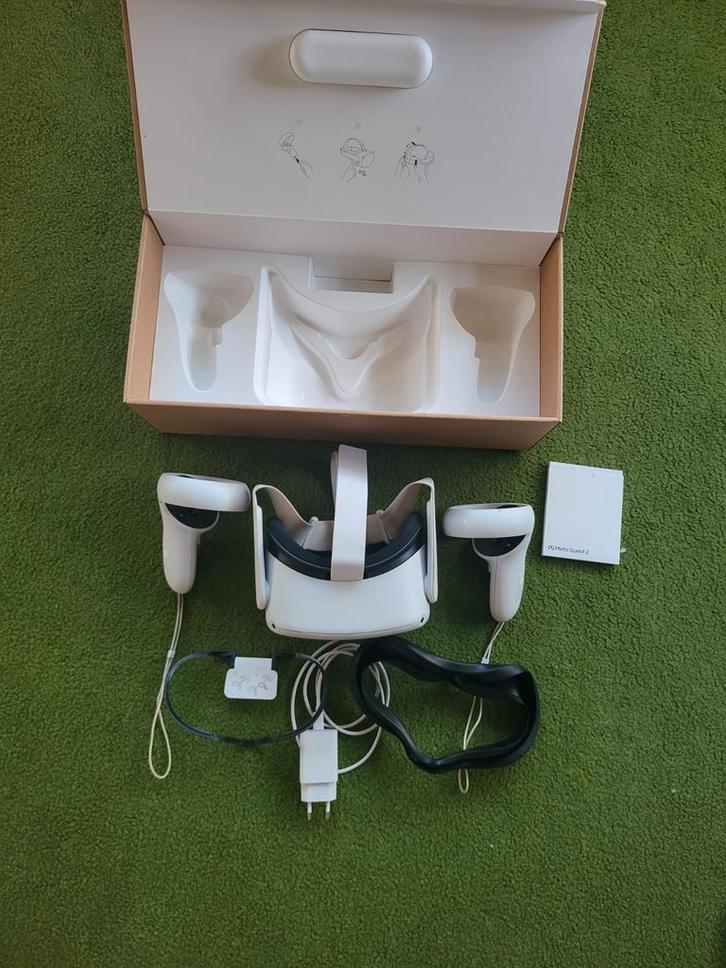 Meta Quest 2 256GB - Zo goed als nieuw!, Spelcomputers en Games, Virtual Reality, Zo goed als nieuw, Pc, VR-bril, Ophalen