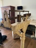 Antieke staande personenweegschaal, Antiek en Kunst, Ophalen