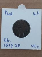 Nederland 1 cent 1827, Postzegels en Munten, Munten | Nederland, Ophalen of Verzenden