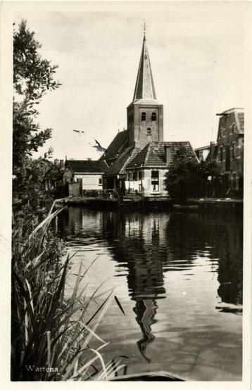 Wartena - gezicht op dorp - 1952 gelopen beschikbaar voor biedingen