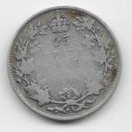 Canada 25 cents 1936 KM# 24a, Verzenden, Noord-Amerika, Losse munt, Zilver
