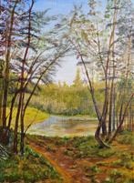 Werk van amateur kunstschilder 2025, Ophalen of Verzenden