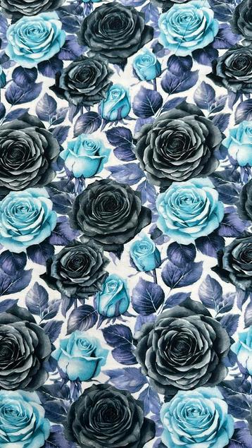 Blue roses tricot beschikbaar voor biedingen