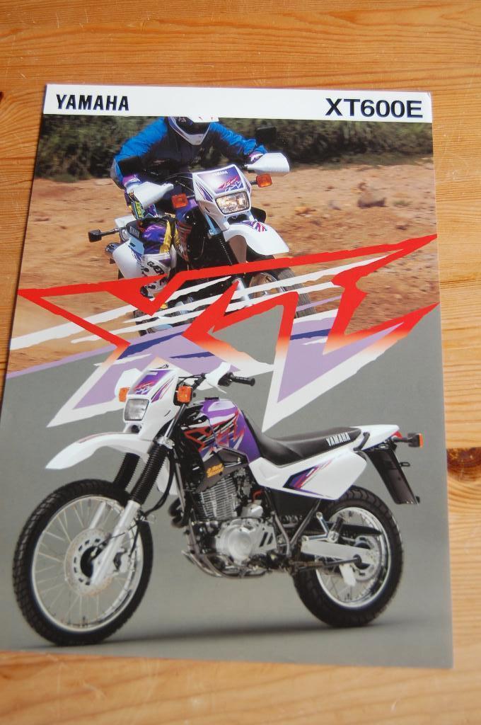 Yamaha XT600E uitgave 1995, Motoren, Handleidingen en Instructieboekjes, Yamaha, Ophalen of Verzenden