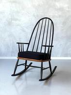 Jaren 60 schommelstoel vintage spijlenstoel rocking chair, Huis en Inrichting, Fauteuils, Ophalen, Hout, Gebruikt, Vintage