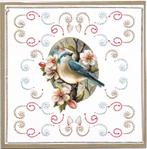 vogelkaart borduur, Verzenden, Nieuw, Dieren