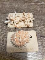 Prachtige vintage angelskin koraal sieraden., Verzenden, Overige materialen, Broche