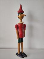 Groot Houten Pinocchio Beeld - 36cm, Antiek en Kunst, Ophalen of Verzenden