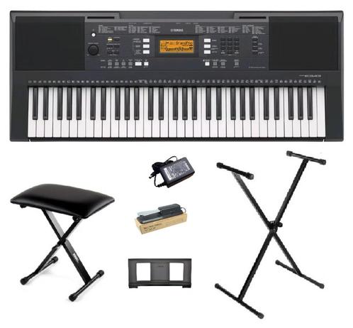 Keyboard Yamaha PSR-E343 aanslaggevoelig Midi keyboard set, Muziek en Instrumenten, Keyboards, Zo goed als nieuw, 61 toetsen, Yamaha