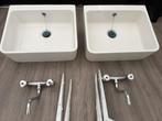 Keramische spoelbakken, Huis en Inrichting, Keuken | Keukenelementen, Ophalen, Wit, 50 tot 100 cm, Zo goed als nieuw