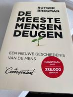 Rutger Bregman - De meeste mensen deugen, Boeken, Ophalen of Verzenden, Rutger Bregman