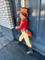 Decoratieve houten figuur Johhny Walker, Verzamelen, Ophalen, Reclamebord, Gebruikt, .