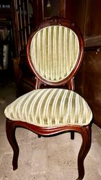 6 antiek biedermeier mahonie eetkamer stoelen, Ophalen