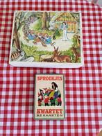 Vintage sprookjes blokken puzzel en sprookjes kwartet, Ophalen of Verzenden, Gebruikt, Kwartet(ten)