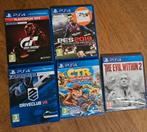 Pack of PS4 games - Crash Team Racing, PES, The Evil Within, Spelcomputers en Games, Ophalen of Verzenden, Zo goed als nieuw