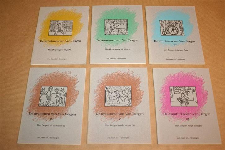 De avonturen van Van Bergen - D. Sikkema - 6 delen !!, Boeken, Prentenboeken en Plaatjesalbums, Zo goed als nieuw, Ophalen of Verzenden