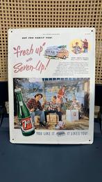 Reclame bord 7up, Ophalen, Gebruikt, Reclamebord
