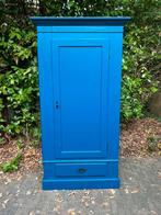 Massief eikenhouten jagerskast, Ophalen, Gebruikt, 100 tot 150 cm, 200 cm of meer