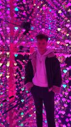 Leren Bomber Jacket Maat L van In Extenso, Kleding | Heren, Ophalen of Verzenden, Zo goed als nieuw, Maat 52/54 (L), Bruin